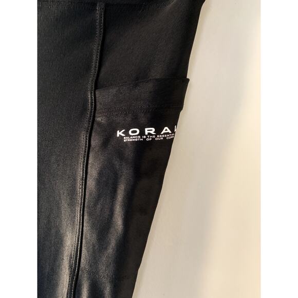 Koral Infinity Lustrous Hi Rise Leggings Black Size XS - Picture 2 of 5